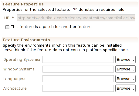 Feature Environment